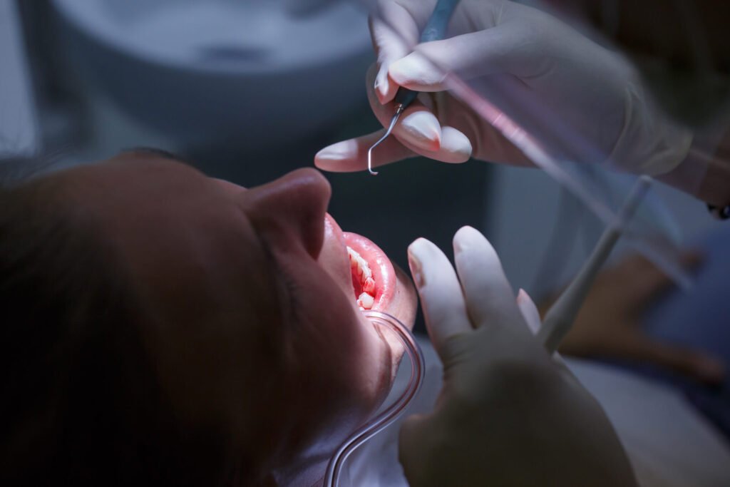 patient having root canal treatment el dorado hills cosmetic dentistry